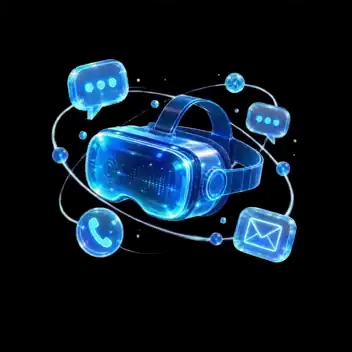 Holograma de comunicación inmersiva para contactar con Immersive VR Media