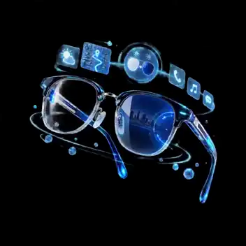 Holograma de experiencia de realidad aumentada para lentes Crizal Transitions